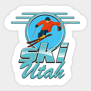 Ski Utah logo Sticker